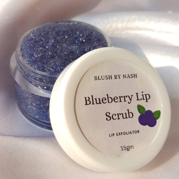 blueberry lip scrub